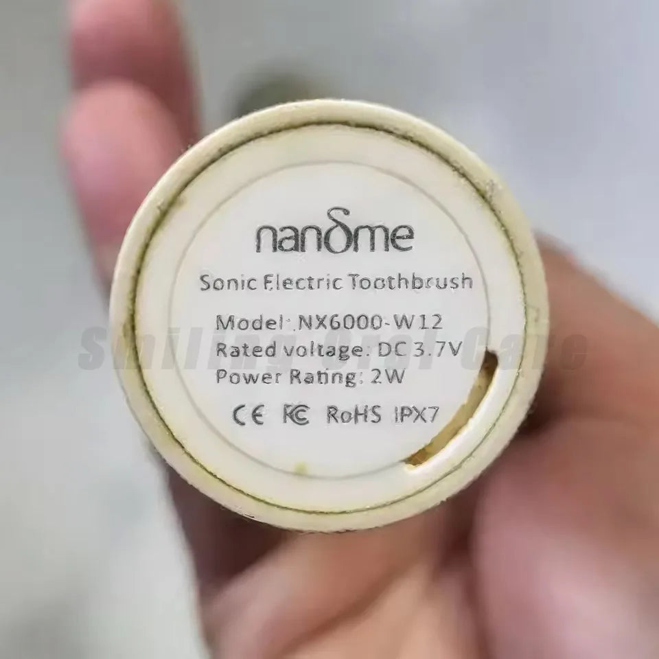 5/10pcs For Nandme NX6000-W12 Sonic Electric Toothbrush Replace Toothbrush Heads Soft DuPont Bristles Replace Nozzles Heads Gift Vue