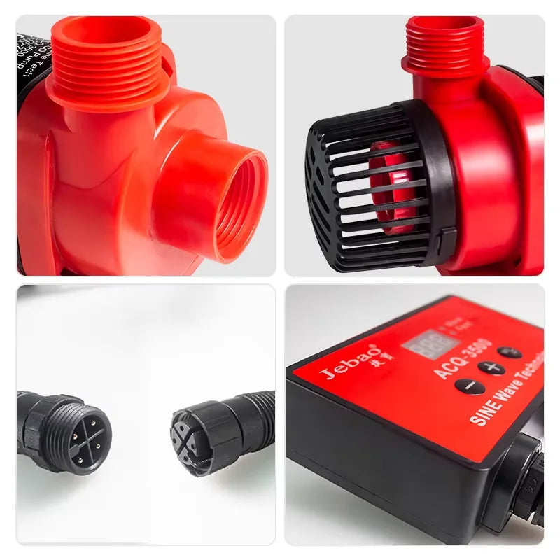 Jebao Smart Aquarium DCQ ACQ Frequency Conversion Pump Controllable Return Pump for Fish Tank Aquarium Submersible Water Pumps Vue