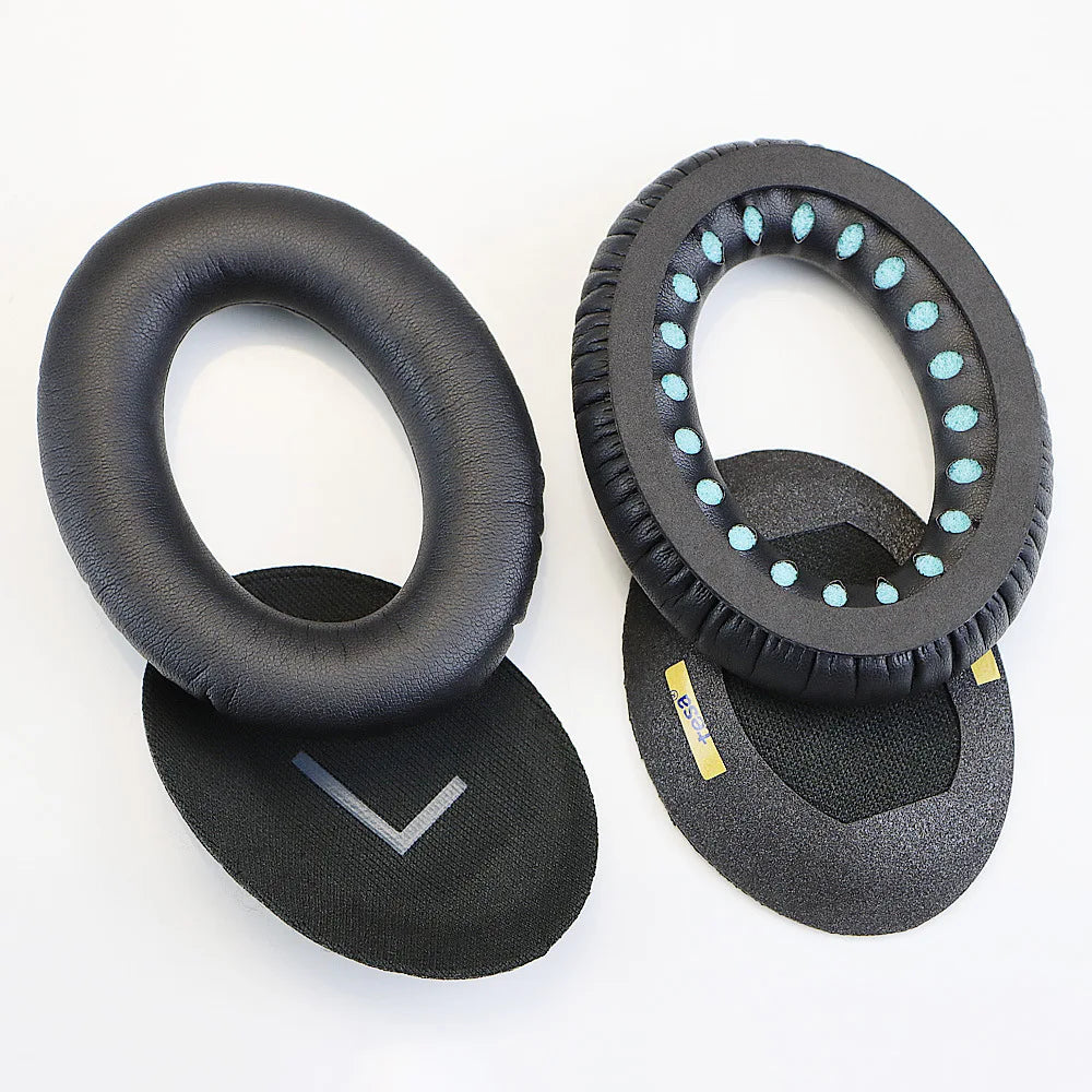 Soft Leather Ear Pads For Bose QuietComfort45 QC45 Headphone Earpads Protein Memory Foam Sponge Earphone Sleeve Cup Accessories Vue