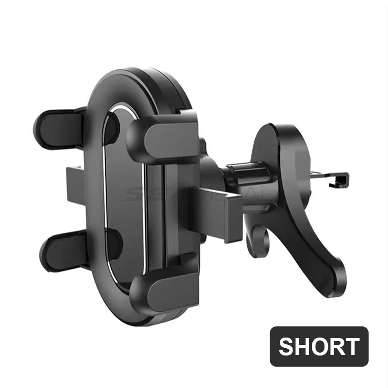 SEAMETAL Car Air Outlet Vent Phone Holder Gravity Sensing Smartphone Mount Stand 360 Degree Rotation Car Vent Hook Phone Bracket Vue Short style 1pc China Mainland