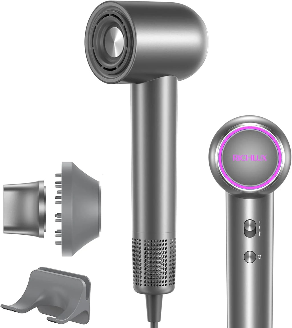 Ionic Hair Dryer 160,000 RPM Lightweight & Quiet with Diffuser Ionic Hair Dryer Vue United States 100V-127V US Plug