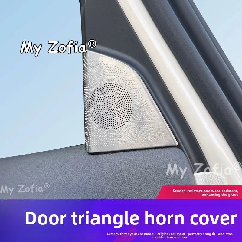 Car A-Pillar Speaker Cover Trim Auto Front A Pillar Audio Speaker Grille Decor Frame Accessories For GWM Ora 5 2025 2026 2027 Vue
