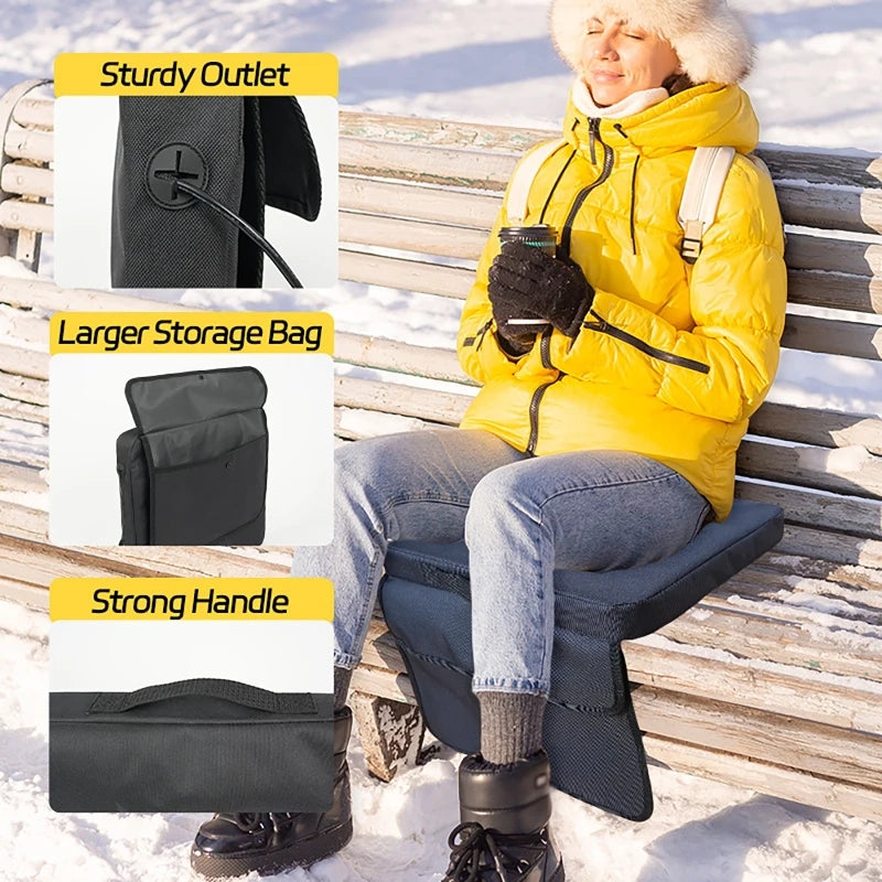 USB Electric Heated Seat Cushion | 5 Temps & Timer Heated Seat Cushion Vue