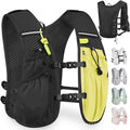Spot New Multi-functional Running Backpack Safety Reflective Sports Backpack Water Bag Backpack Cycling Bag. Vue black