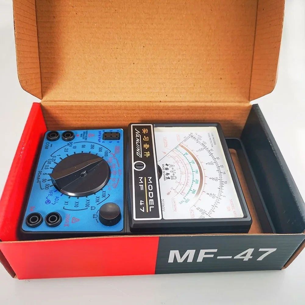 MF47 Analog Multimeter DIY Kit – AC/DC Voltage & Capacitance DIY Multimeter Kit Vue