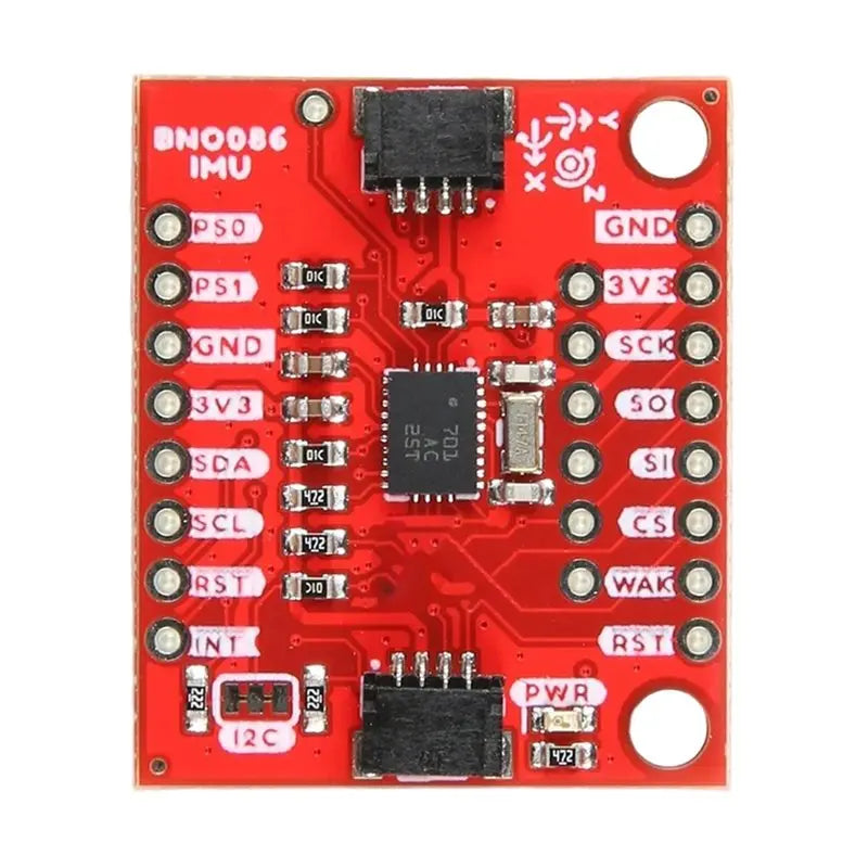 Hot-SEN-22857 VR IMU Breakout Board 9-Axis Accelerometer Gyroscope Sensor Vue Red