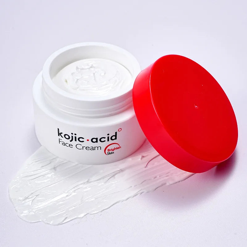 Kojic Acid Cream Skin Whitening Cream Anti Aging Brighten Fade Stubborn Dark Spots Moisturiz Nourish Facial Skin Care With Soap Vue