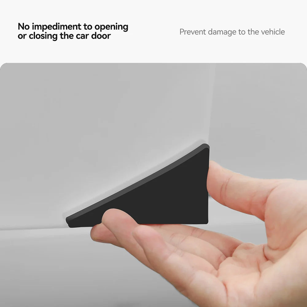 4PCS YZ For Tesla Model Y Juniper 3 Highland Car Door Corner Protective Sticker Anti-Collision PVC Strip Auto Accessories 2025 Vue