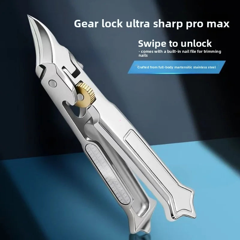 Upgraded ingrown nail clippers,equipped with nail file and gear lock, suitable for thick nails and ingrown nails Vue