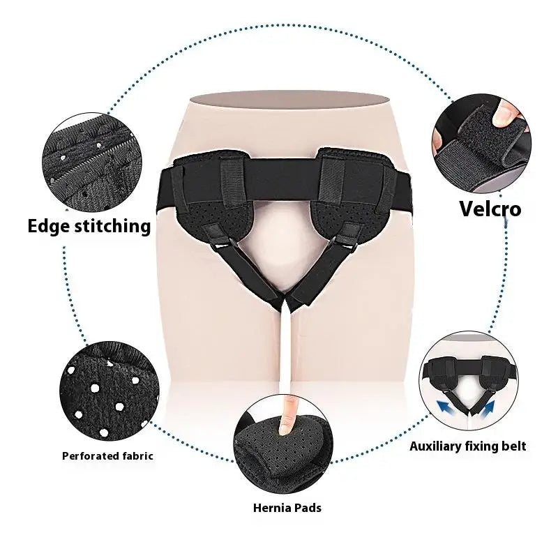 Hernia Adjustable Waist Strap With Removable Compression Pads Hernia Belts Groin Hernia Support For Men Woman Bilateral Sports Vue