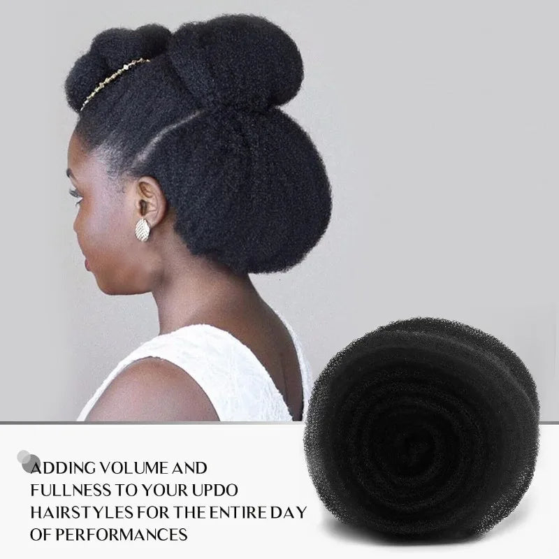 Incremental Hair Volume Sponge Invisible Volume Enhancer Hair Styling Sponge with U Shape Hair Clip Soft Foam Padding Tool Vue