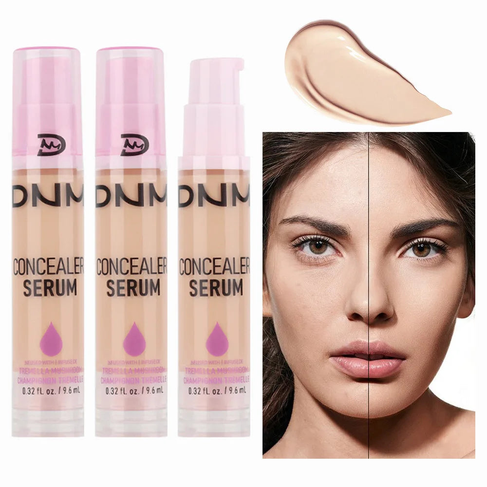 8Colors Liquid Concealer High Covering Moisturizing Oil Control Foundation Invisible Pores Dark Circles Freckle Face Makeup Vue 03 VANILLA