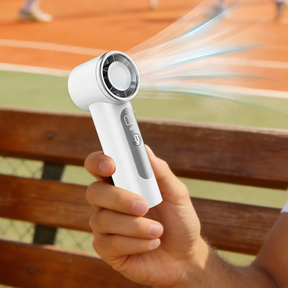Mini Fan USB Rechargeable Portable Cooling Tool Portable Handheld Fan for Travel Commuting Classroom Home Outdoor Camping Theme Vue