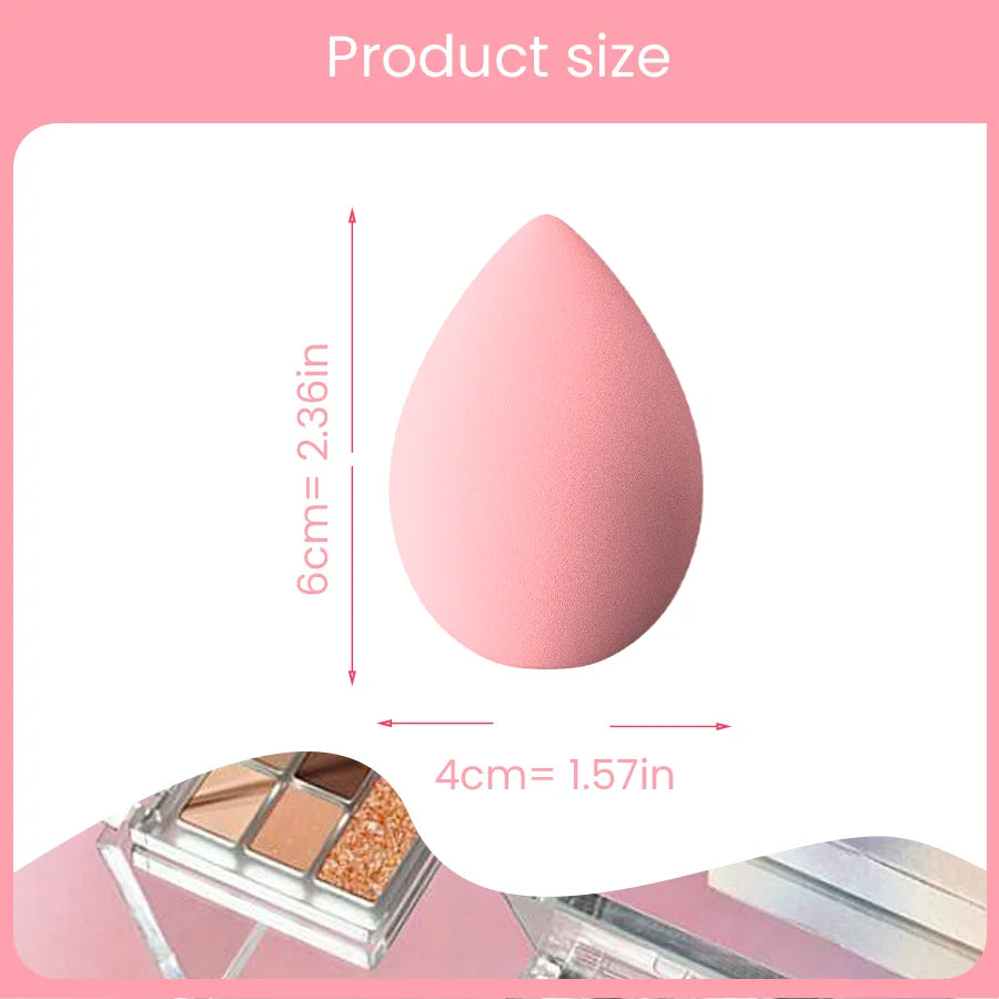 4PCS Makeup Sponge Suitable For Cream & Powder Concealer Loose Powder Makeup Applicator Vue