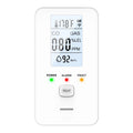 4-in-1 CO2 & Gas Detector with LCD Display | ALLOET Gas & Air Quality Detector Vue white China Mainland US Plug