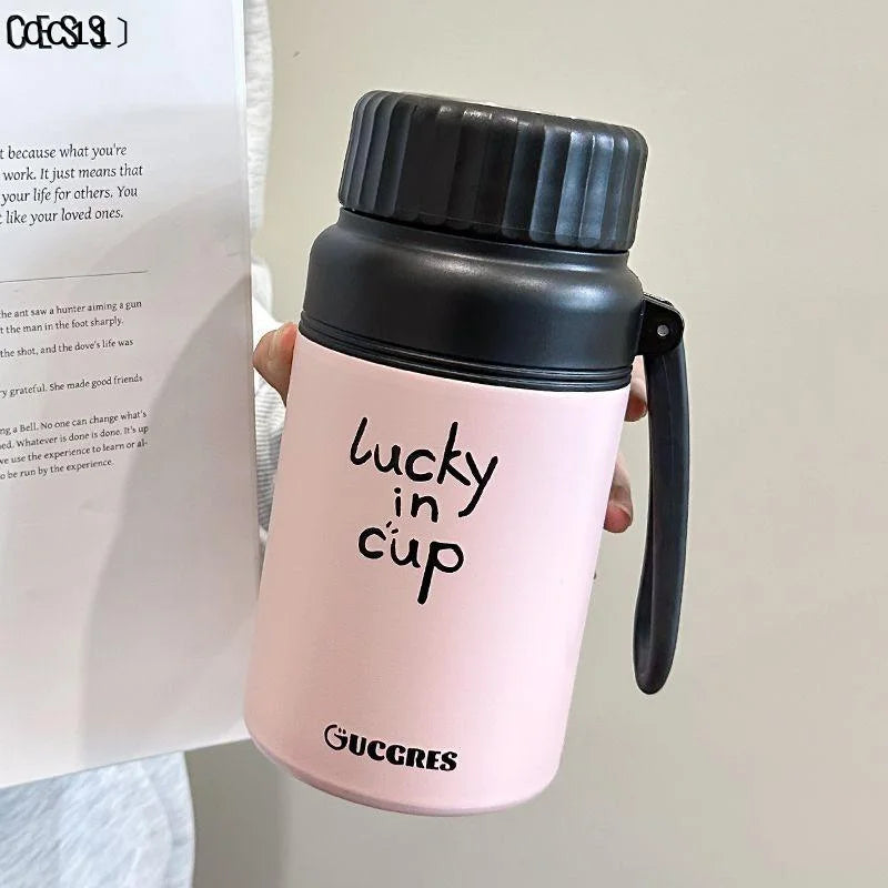 Portable Large-capacity 316 Stainless Steel Insulated Water Cup Tea