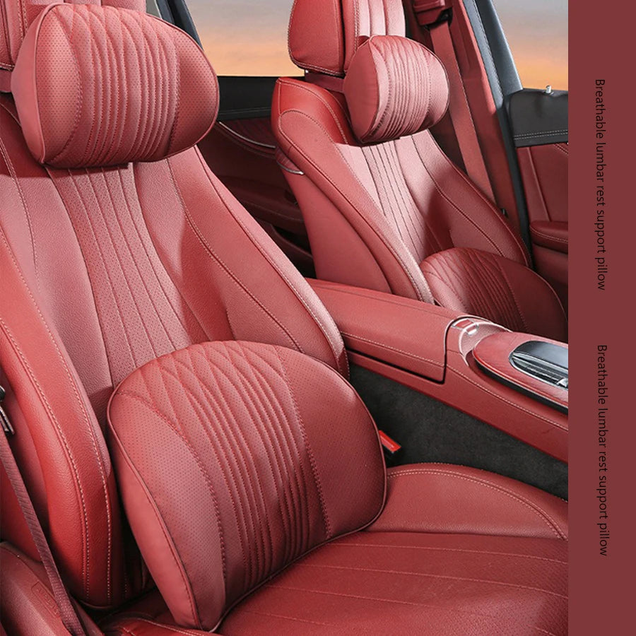 Memory Foam Car Neck Pillow Protects the Lumbar Back Supports the Breathable Headrest Relieves Pressure Car General Accessories Vue
