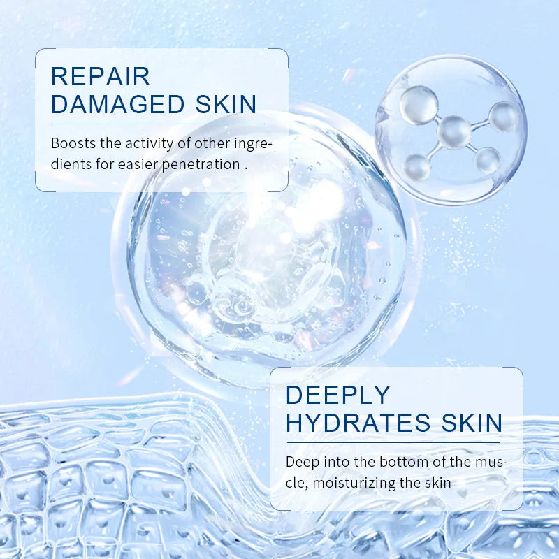 Sadoer Skin Care Hyaluronic Acid Liquid Serum Facial Moisturizing Lifting Glow Up Dermapen Serum 2ml*7Pcs Vue
