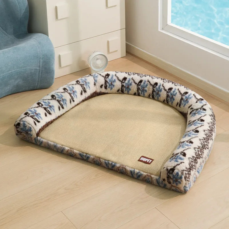 Cooling Pet Bed Pad For Cats And Small Dogs Removable Washable Ice Mat For Sofa Crate Nest For Kittens Puppies Summer Home Cozy Vue