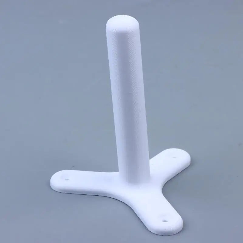 Versatile 125mm Grinding Disc Holder Durable Plastic for Abrasive Tools Workshop Storage Solutions for Workbench Vue White