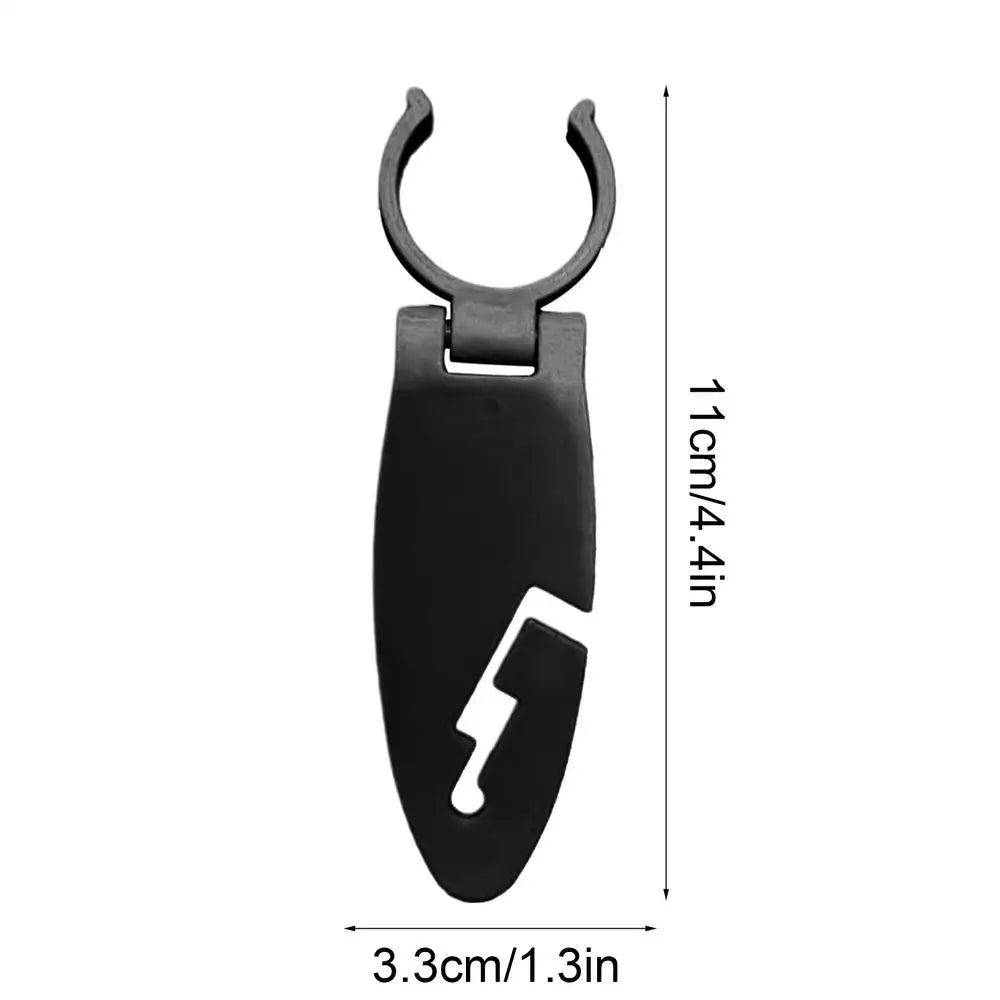 2PCS Paddle Board Clips Expandable Fixing Clamp for SUP Water Sports Fastener Clip for Women Men Boys Girls Youth Kayak Canoe Vue Black