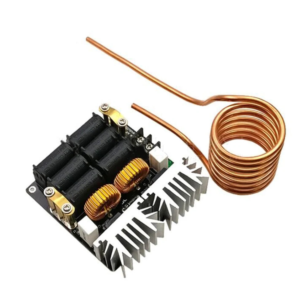 1000W 20A ZVS Flyback Driver Heater Coil Low Voltage Induction Heating Board Power Supply Module Vue