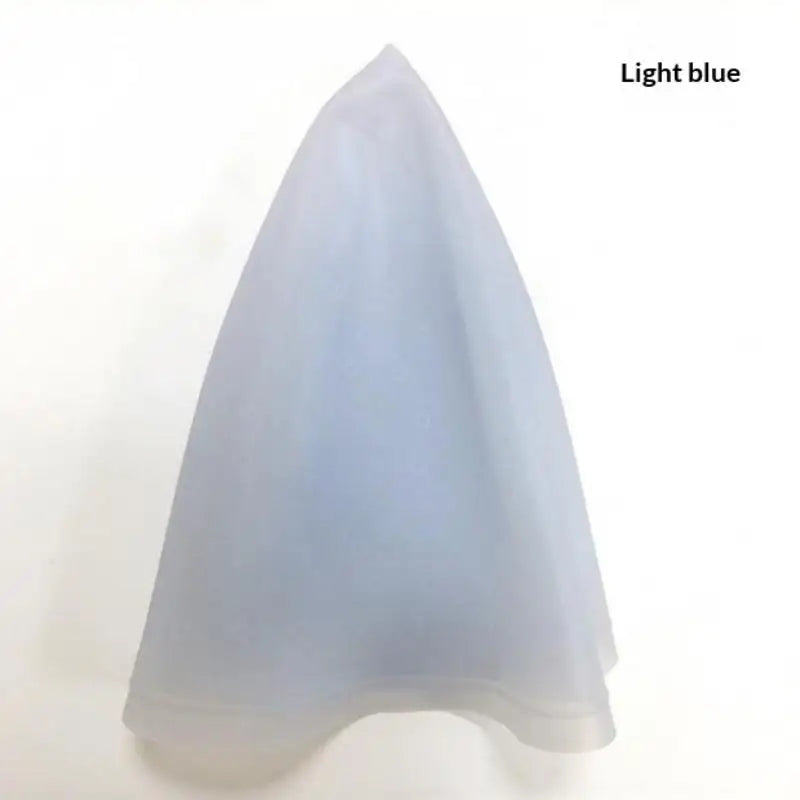 Silicone Hair Dye Cap With Hook Needle Professional Barber Frosting Highlight Coloring Hat Salon Hair Bleaching Styling Tool Vue Light blue