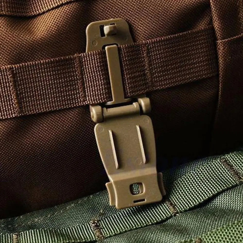 Strap Link Carabiner Clasp Molle Strap 30mm Backpack Bag Connect Backpack Webbing Clip Camping Bag Buckle Molle Webbing Strap Vue