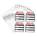 40PCS 2 Inch Oil Change Reminder Stickers Car Maintenance Service Labels Adhesive Next Service Due Stickers "NEXT SERVICE DUE" Vue 10 pictures