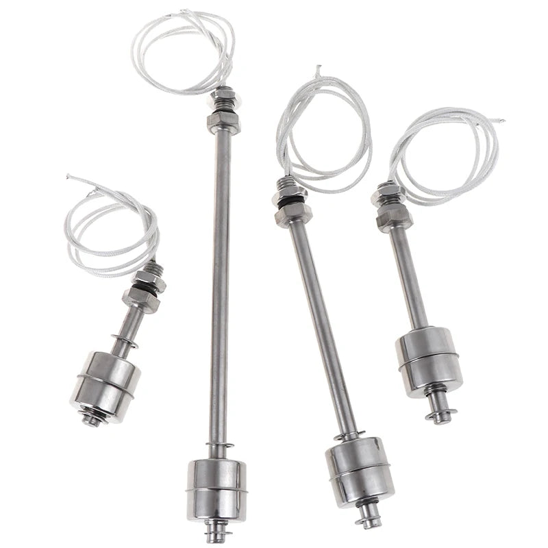 1PCS Stainless Steel Float Switch Double Ball Float Switch Tank Liquid Water Level Sensor Tank Pool Flow Sensors Vue