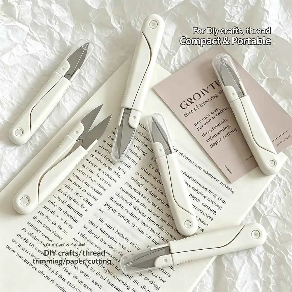 vvocci 1pcs Sewing U Shape Scissors Thread Cutter Yarn Tailor Scissors Fabric Sewing Accessories Embroidery Cross-stitch Vue
