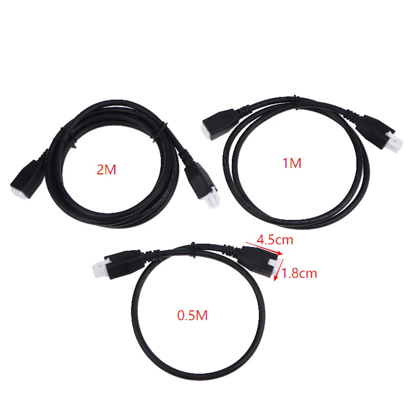 Electric Stand Up Sit Desk Extension Cable 0.5/1/2 Meters Motor Cable Multi-core Connecting Cable Power Cable Vue