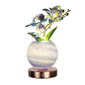 Flower Table Lamp 3-Color Touch Dimming LED USB Rechargeable Decorative Table Lamp Vue Blue China Mainland