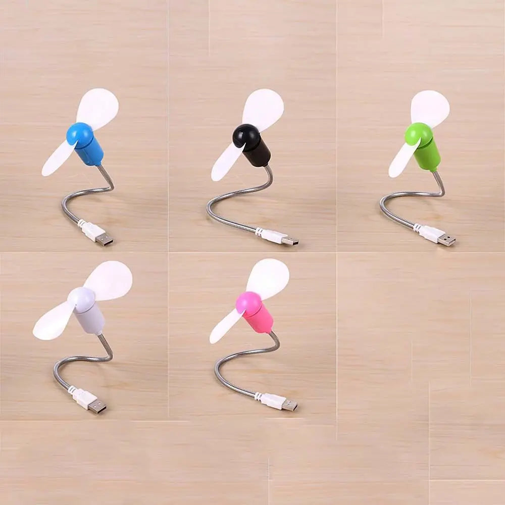 Creative Silent Computer Soft Leaf For Home Bendable Freely Ventilador Electric Fan Air Cooler Snake Fan Vue