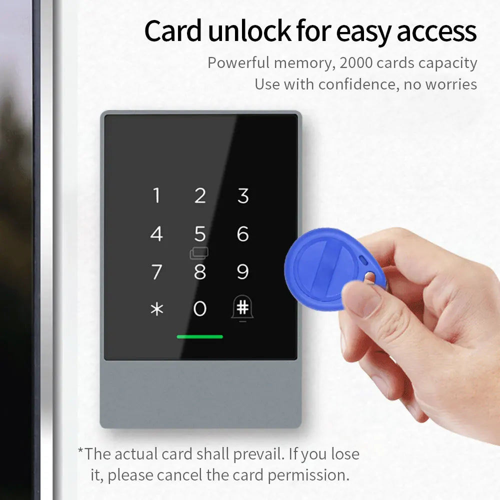 TTLOCK K3/K3F Fingerprint Access Control Door System Opener for Intercom Nfc Bluetooth Electric Gate Keypad 13.56Mhz RFID Card Vue