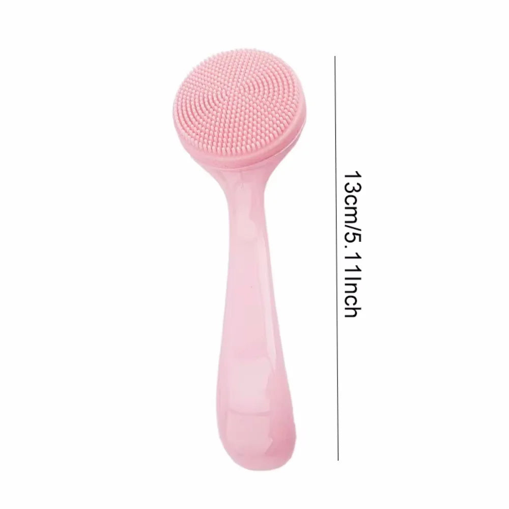 Silicone Face Wash Brush Soft Skin Friendly Face Skin Scrubbers Scrub Pad Face Nose Clean Blackhead Removal Brushes Tools Vue