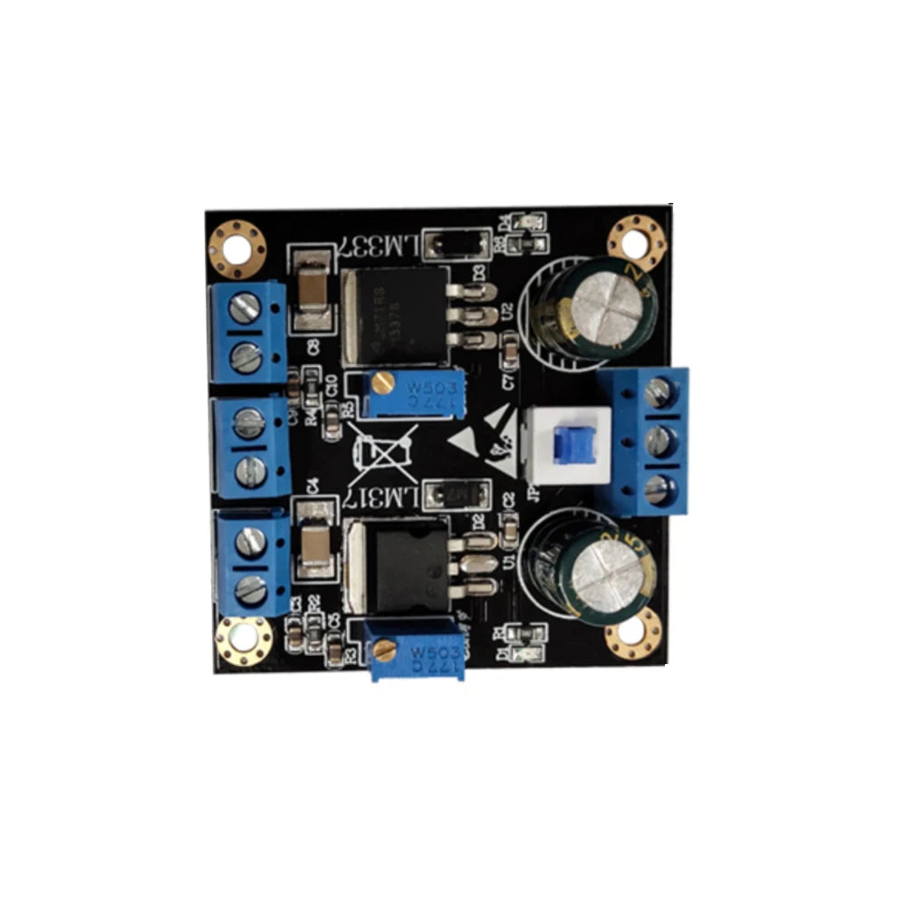 LM317 LM337 Positive/Negative Power Supply Linear DC Power Regulator Adjustable Power Module Buck Step Down Power Supply Board Vue Default Title
