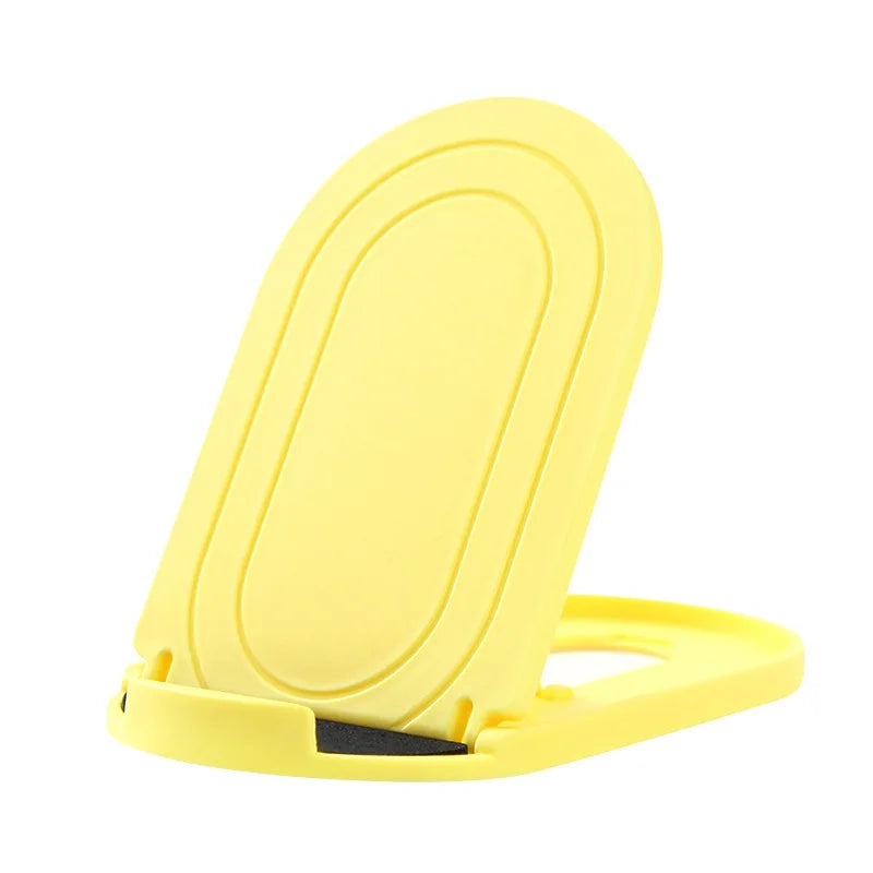 Universal Adjustable Phone Holder Bracket Desktop Stand For Ipad IPhone Samsung Xiaomi Huawei Folding Mobile Phone Stand Vue yellow