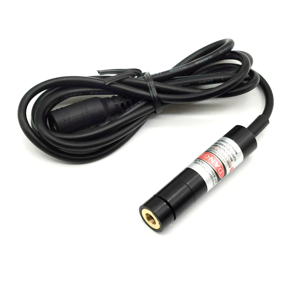 Focusable 650nm Red Laser Diode Module Lights Cross Beam Marker Level 5mw 10mw 20mw 50mw 80mw 12*55mm Vue