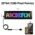 LED Eyes for Truck Windshield DIY Programmable LED Matrix Panel with Bluetooth APP & Remote Control for Truck/Windshield Vue 20x64pixels