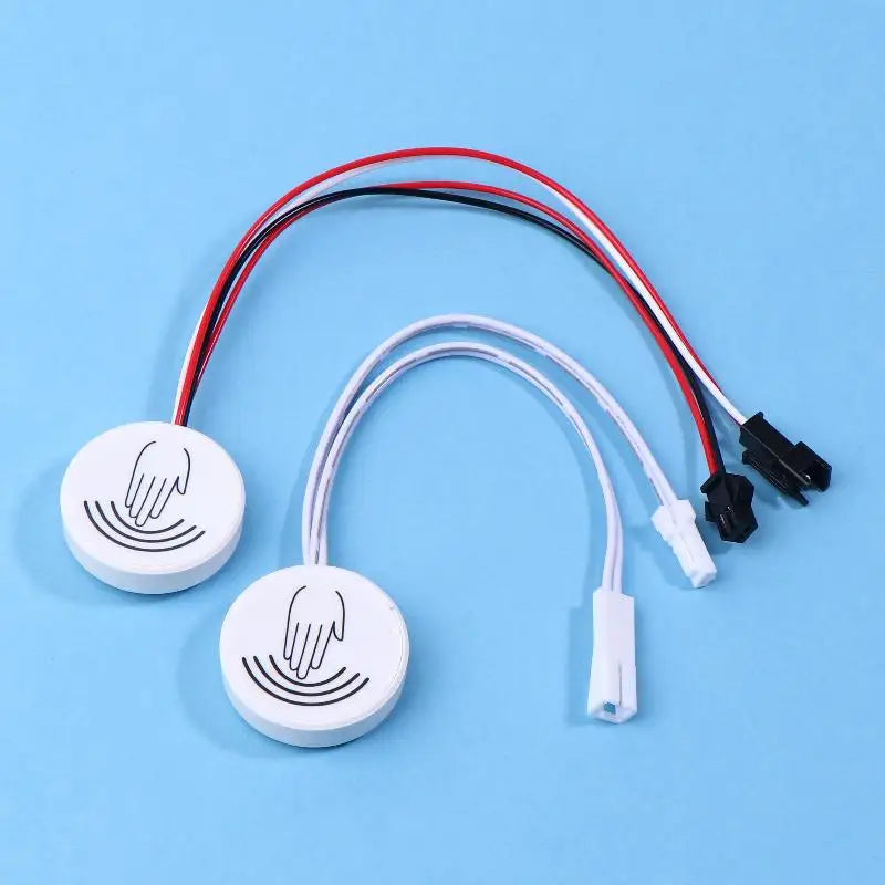 2Pin Partition Touch Sensor Switch Dimmer Hand Sweep Controller Through Panel, Wood, Stone, Glass 3.7V-24V Vue
