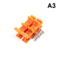 2PCS PCB 25mm Din Rail Mounting Adapter Circuit Board Bracket Holder Carrier Clips Panel Mounting Base PCB Holder Vue A3