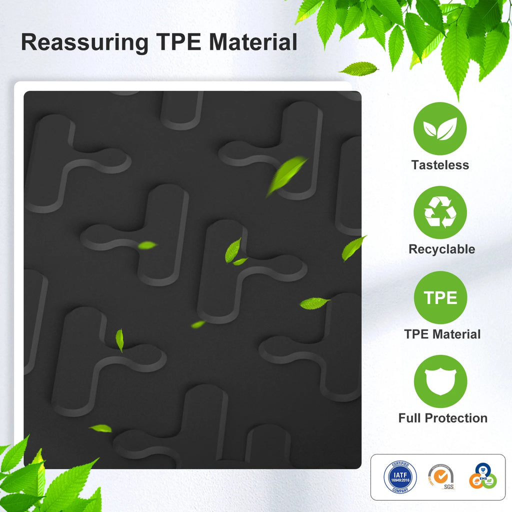 Smabee Right Drive for MG IM6 /IM LS6 2025-2027 Car Floor Mats Trunk Pad TPE Foot Pad All Weather Waterproof Accessories Black Vue
