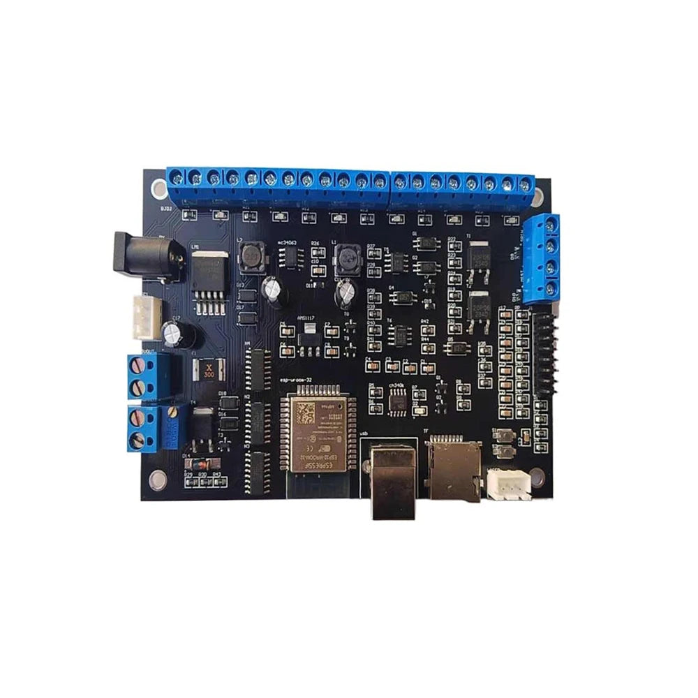 CNC GRBL 6 Axis Breakout Board Control Panel USB Motion Card ESP32 WiFi 32bit CPU Similar Mach3 Router Controller DIY Parts Vue Only Board