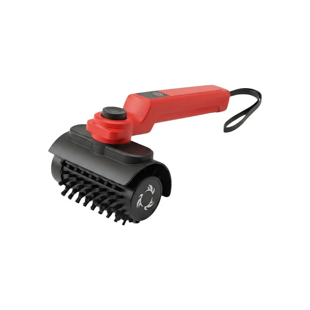 Portable Electric Grill Cleaning Brush High Speed Rotating BBQ Barbecue Brush 3 Replacement Head Handheld Vue