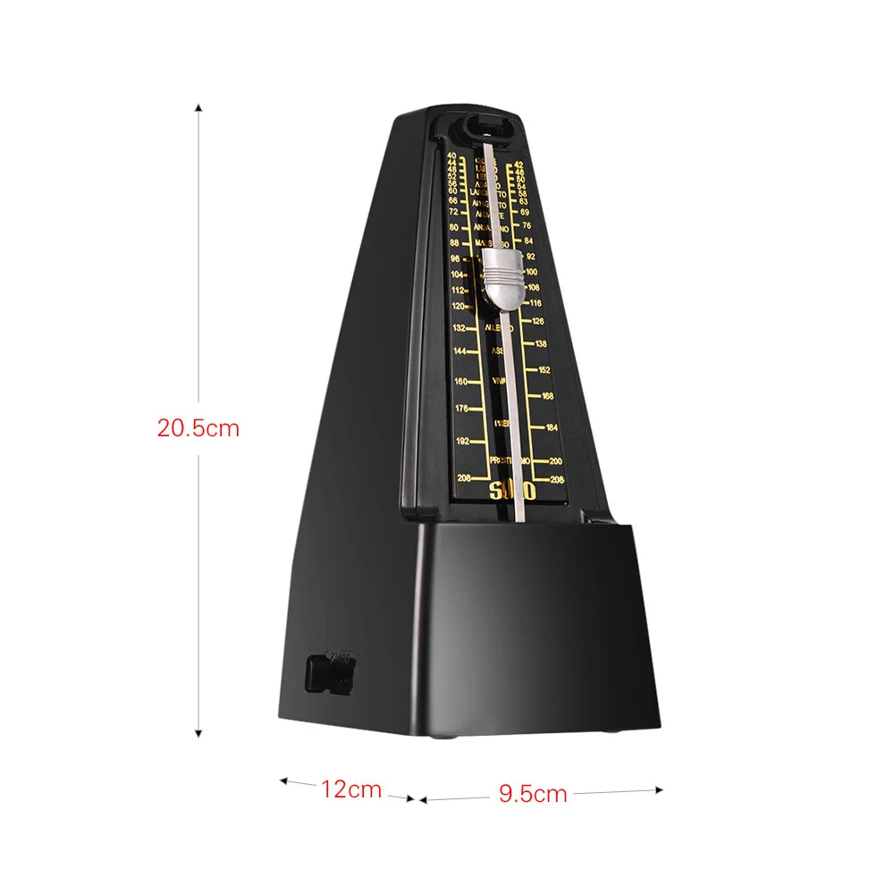 Standard Universal Mechanical Metronome ABS Material for Guitar Violin Piano Bass Drum Musical Instrument Practice Tool Vue