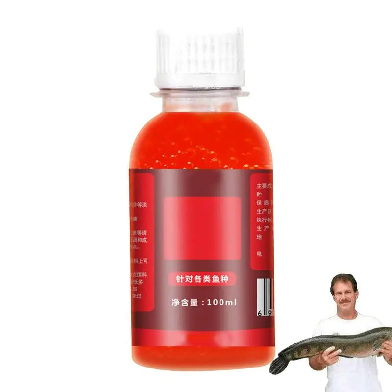 Red Worm Fishing Bait Additive Liquid Concentrate 60ml/100ml Fishing Bait Additive Vue