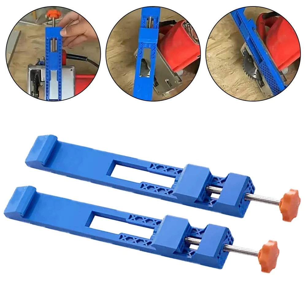 1/2Pcs Adjustable Cutting Machine Base Guide Circular Saw Milling Positioning Clamps Circular Saw GuideWoodwork Vue