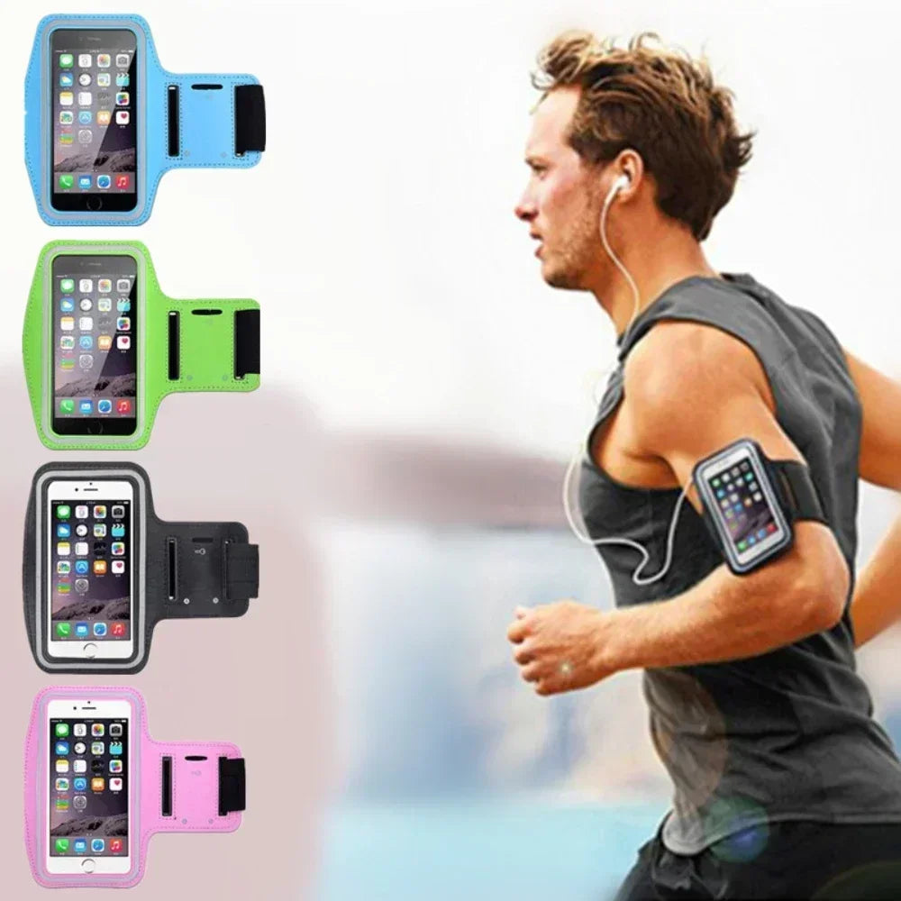 Gym Running Phone Bag Arm Band Holder for 5.5inch Smartphones Secure Fit Outdoor Sports Mobile Phone Armband for iPhone Samsung Vue