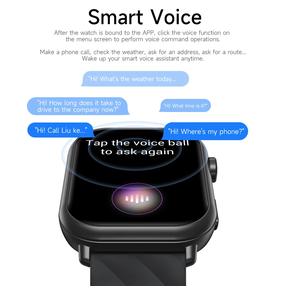 2025 NEW Hot Smartwatch 1.83''HD Screen1000mAh Large Battery Outdoor Sports Watches Bluetooth Call IP68 Waterproof for Men Women Vue